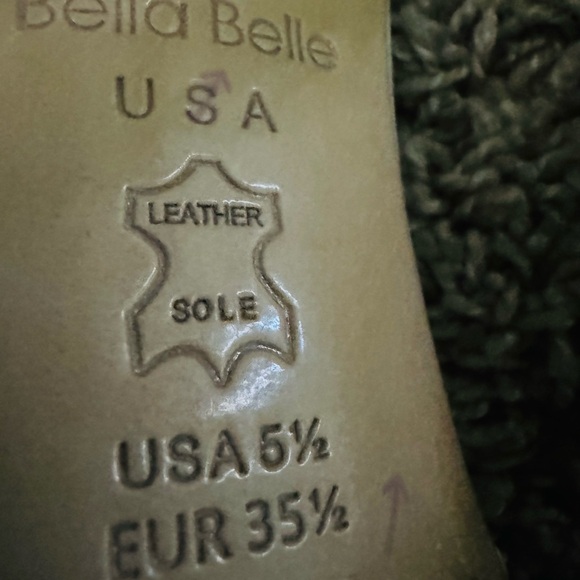 Bella Belle Lilly of the Valley kitten sling back kitten heals New Size 5 1/2 - Picture 7 of 11